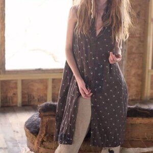 Magnolia Pearl Button Front Collared Dress in Calico OS